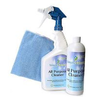 All Purpose Cleaner 16 oz Disinfectant Spray Degrease for Oven Pans Easy Cleaning on Hard Multi Surfaces Stain Remover for Car Wood Floor Carpet Bathroom Kitchen Glass Cleaner with 32 oz Spray Bottle