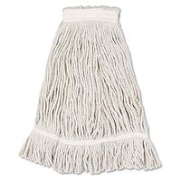 Boardwalk BWK4032C Mop Head, Loop Web/tailband, Value Standard, Cotton, No. 32, White, 12/carton