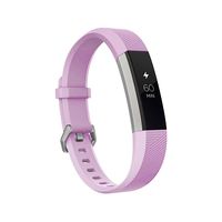 SnowCinda Compatible with Fitbit Ace Bands/Fitbit Alta HR Bands/Fitbit Alta Bands, 3 Size Classic Soft Silicone Strap Sport Wristbands with Secure Metal Buckle for Kids Women Men, Pink