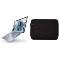 ASUS ZenBook 14 Ultra Thin & Light Laptop, 4-Way NanoEdge 14" Full HD UX431FA-ES74 with AmazonBasics 14-Inch Laptop Sleeve - Black Bundle