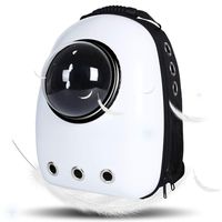 LEMONDA Portable Pet Travel Carrier,Space Capsule Pet Cat Bubble Backpack,Waterproof Traveler Knapsack for Cat and Small Dog Mutil Colors to Choose(White)