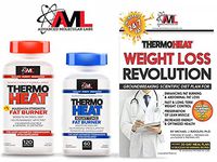 Advanced Molecular Labs Thermo Heat Daytime 120 Caps & Nighttime 60 Caps Fat Burner - Boost Your Bodys Metabolism - Combo with Free Thermo Heat Book The Fat-Incinerating Power of Brown Fat