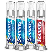 Scarinex: Advanced Scar Removal Cream & Gel (4 bottles: 3 scar gel + 1 skin rejuvenator)