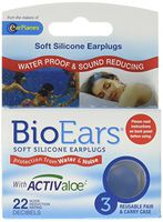 BioEars® Soft Silicone Earplugs 3 Pair 3 Pack