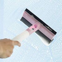 Shower Squeegees, Stainless Steel Window Squeegee for Bathroom Car Mirror Wiper Window Glass Cleaning