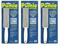 U.S. Pumice TBR-6 Toilet Bowl Ring Remover Ready to use with handle to take away lime (Pack of 3)
