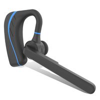 Bluetooth Headset, Wireless Earpiece V4.1 Ultralight HandsFree Business Earphone in-Ear Earbuds w/Mic Noise Cancelling Compatible with iPhone, Android Cell Phones for Driving/Business - Blue