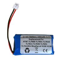 Replacement Battery for AT&T TL7600, TL7601, TL7610, TL7611, TL7650, TL7651, TL7612Vxi, BlueParrot V100, V150