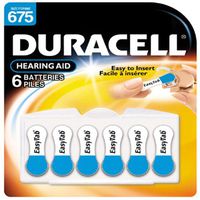 DURACELL DA-675N6 Hearing Aid Battery
