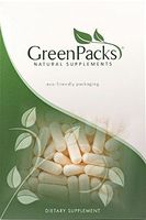 GreenPacks® Panax Ginseng (500 mg per Capsule) 1000 mg per Serving Supplement - 90 Capsules