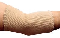 Bell-horn Elastic Elbow Support, Beige Large 10-11