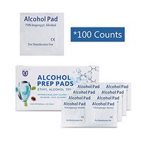 Coniler Alcohol Formula Wipes Pads(2Packs 100Count) ,70% Alcohol Cotton Slices Sterile Gauze Pads Individually Wrapped Swap Pad Wet Wipe for Outdoor Skin Cleaning Care Arrive in 10-20 days