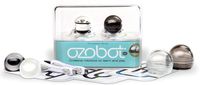 Ozobot 2.0 Bit Smart Robots, Crystal White/Titanium Black, Pack of 2