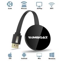 SUMBOAT Wireless Display Dongle WiFi Portable Display Receiver 1080P HDMI Miracast Dongle Compatible with iOS iPhone iPad/Mac/Android Smartphones/Windows/TV/Laptop