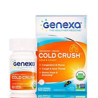 Genexa Cold Season Solution - Cold Crush Multi-Symptom Tablets + Flu Fix Multi-Symptom Tablets + Saline Care Nasal Spray