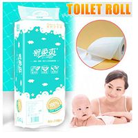 10 Rolls Toilet Paper Ultra Soft Family Toilet Roll Tissue Roll Silky, 4Ply Home Kitchen Toilet Tissue, Ultra Strong Clean Touch Roll Paper, Highly Absorbent Toilet Tissue for Daily Use