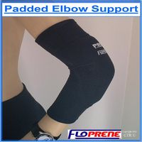 Proline Floprene Neoprene Padded Elbow Support - Black, Size - X.large