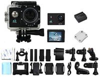 WittyGadget 4K Ultra HD 16-Mp 170 degree Wifi Slowmotion Action Camera Bundle with 20 Pcs Accessory Kit