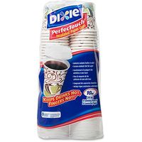 Dixie 5310CMB600CT Combo Bag, Paper Hot Cups, 10oz, 50/Pack, 6 Packs/Carton