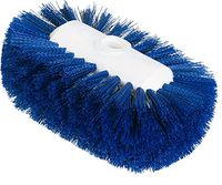 Carlisle 4004114 Sparta Spectrum Flare Head Tank and Kettle Brush, Polyester Bristles, 7-1/2" Length x 5-1/2" Width, Blue