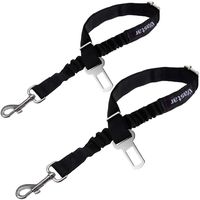 Vastar Dog Seat Belt Harness, 2 Packs Pet Dog Seat Belt Leash Adjustable Dog Cat Safety Leads Harness, Vehicle Car Seatbelt Harness for Pets with Elastic Nylon Bungee Buffer for Shock Attenuation