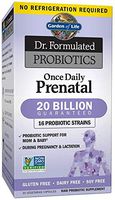 Garden of Life - Dr. Formulated Probiotics Once Daily Prenatal - Acidophilus and Bifidobacteria Probiotic Support for Mom and Baby - Gluten, Dairy, and Soy-Free - 30 Vegetarian Capsules