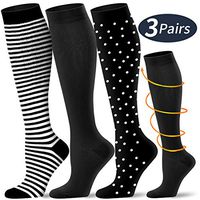 Compression Socks - Compression Sock Women & Men - Best Running, Athletic Sports, Crossfit, Flight Travel