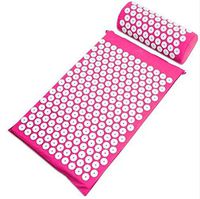 DZXYQ Portable Acupuncture Massage Cushion Yoga Mat Acupressure Cushion Acupuncture Cushion Sports Mat 2-Piece Set,002