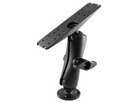 Ram Mounts RAM-D-111U 2.25-Inch Diameter Ball Mount with 11-Inch by 3-Inch Rectangle Base, Black Finish