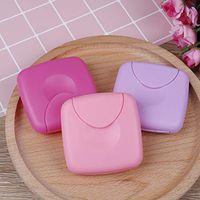 Shueriu 1 Pc Tampons Storage Box Outdoor Portable Tampons Holder Candy Color Random Color