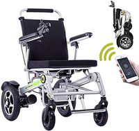 APP Intelligent Control Electric Wheelchair Full Automatic Folding Smart Wheelchair - Weighs Just 65 Lbs Can Bear 330 Lbs