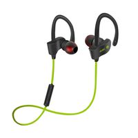 TYewa98556 Sport Gym Wireless Bluetooth 4.1 Sweatproof Headset Stereo Headphone Earphone - Green