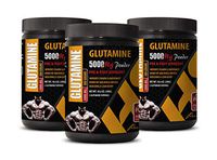 Post Workout Powder for Men - GLUTAMINE Powder 5000MG - PRE and Post Workout - glutamine Powder Non-GMO - 3 Cans 900 Grams