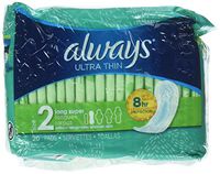 Always Ultra Thin Long Super Pads, 20-Count (Pack of 3)