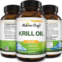 Omega 3 Krill Oil Supplement - EPA DHA Burpless Fish Oil Pills for Liver Aid Joint Support and Heart Health - Fish Oil Capsules Brain Supplement for Bloating and PMS Relief with Omega 3 Fatty Acids