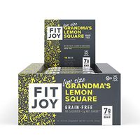 FitJoy Mini Protein Bars, Grandma's Lemon Square, Gluten Free, Grain Free, Low Carb.67 Ounce, 16 Pack