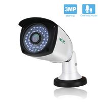 [Upgraded Version] POE Camera, SV3C 3Megapixels IP Camera Outdoor/Indoor One-Way Audio, 65-100FT Night Light Video ONVIF H.265 Surveillance Home IP Security Camera, Waterproof Outdoor Motion Camera