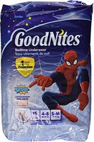 Pull-Ups GoodNites Underwear, Boys, Small-Medium, 2 Pack (30 Count) (30)