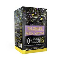 Actif Telomere Mega Support with 10+ Factors, Non-GMO, for Energy, Memory and Anti-Aging Support, Made in USA, 60 Count