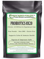 Probiotics - 8 Strains 20 Billion per Gram - Non-GMO Digestion & Temperature Stable ING: Organic Powder, 25 kg