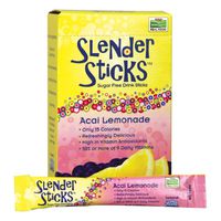 Now Foods Acai Lemonade Sugar Free Drink Sticks - 12 1.7 oz. Sticks 4 Pack