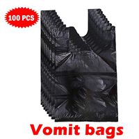 Vomit Bags,Personal Sanitary Bags Disposable Waste Bags for Motion Sickness & Nausea (100)