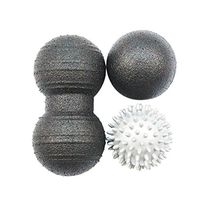 PROKTH New EPP Bumpy Spiky Massage Ball For Deep Tissue Massage Peanut Glossy Yoga Ball Set Plantar Fasciitis Therapy