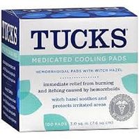 Tucks - Hemorrhoid Relief - Pad - 100 per Box