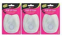 Airplus Ball Of Foot Gel Cushions Woman`s 2 Pair (Pack of 3)