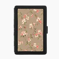 Perfection In Style Black Color Metal Cigarette Case Vintage Wallpaper Design 011