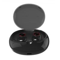 VNK HD Sound Wireless Earbuds with Charging Case - Bluetooth 5.0 Charging Headphones - Noise Cancellation - Built-in Microphone - Long Playing Autonomy - Ideal for Gym, Travel, Sports (Black)