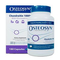 OSTEOSYN® by Synutra Pure CHONDROITIN 1000+ Pharma-Grade Joint Health* Formula with Glucosamine, 45-Day Servings in 180 Capsules, 4-Capsule Serving Cost is $1.44