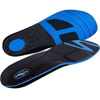 Stridetek Tactical Trainer Orthotic Insoles - Arch Support Metatarsal Pad & Gel Plugs Prevent Foot Pain Plantar Fasciitis & Shin Splints - (Blue) - Mens 12 / Womens 13
