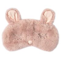 Ayygiftideas New Fashion Plush Rabbit Eye Mask Cute Sleeping Blindfold Eye Cover